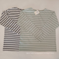 2021 Autum Manufacturer wholesale 100%cotton popular Men's striped long sleeve T shirt